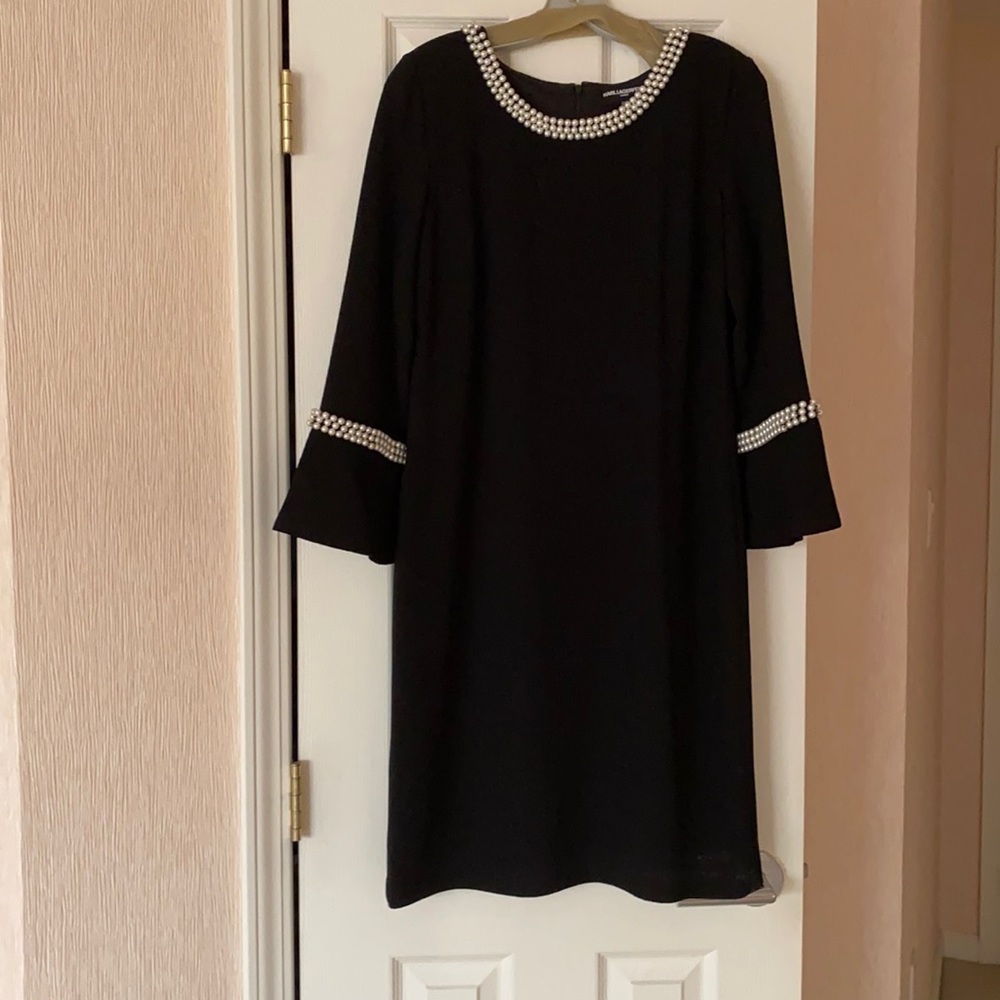 Beautiful Karl Lagerfeld black dress size 10